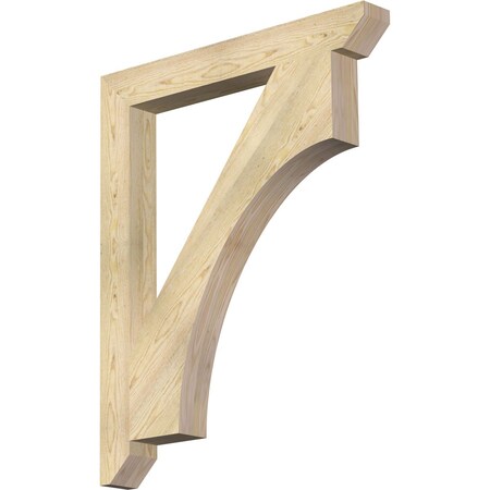 Ekena Millwork Westlake Slat Rough Sawn Bracket, Douglas Fir, 4"W x 34"D x 42"H BKT04X34X42WTL06RDF